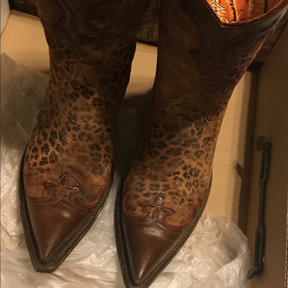 Old Gringo Leopard Print Boots